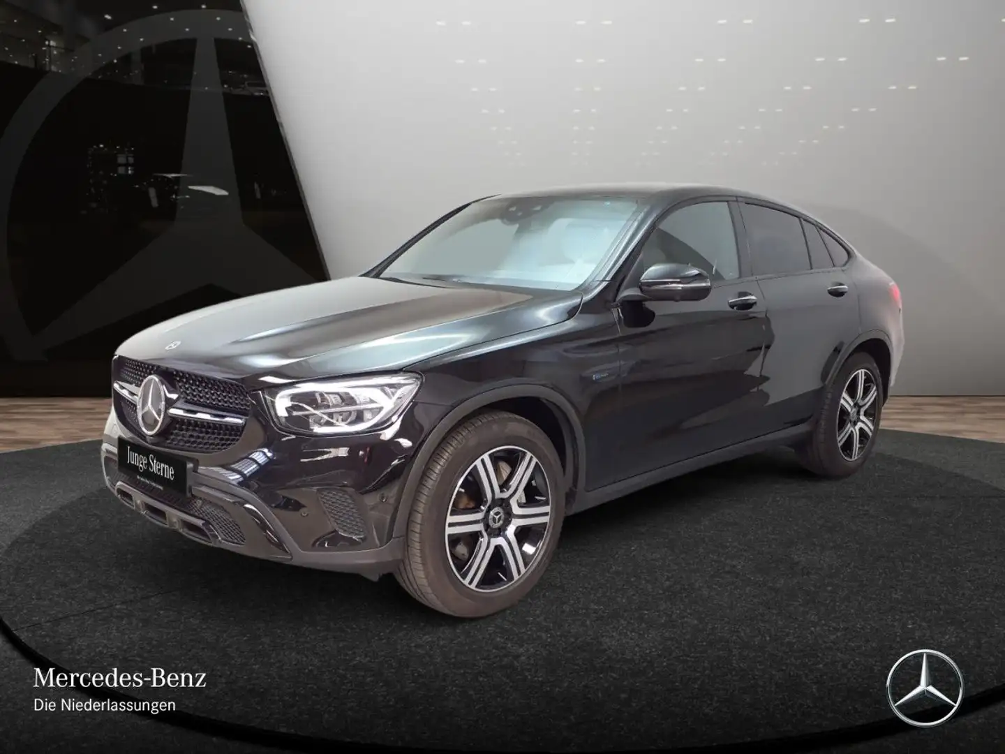 Mercedes-Benz GLC 300 de Coupé 4M NIGHT+360+AHK+LED+FAHRASS+9G Schwarz - 2