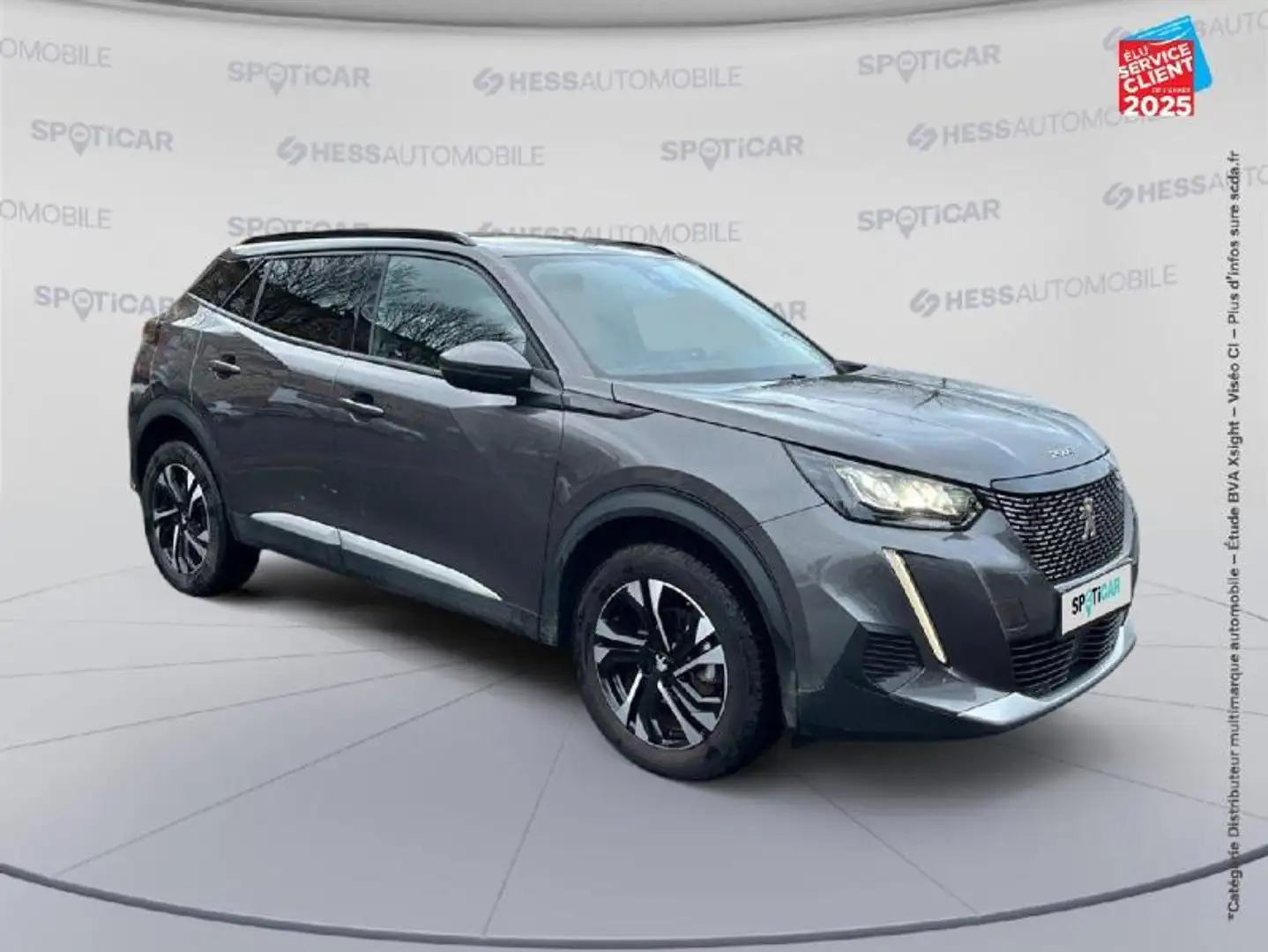 Peugeot 2008 1.2 PureTech 130ch S\u0026S Allure Gris - 2