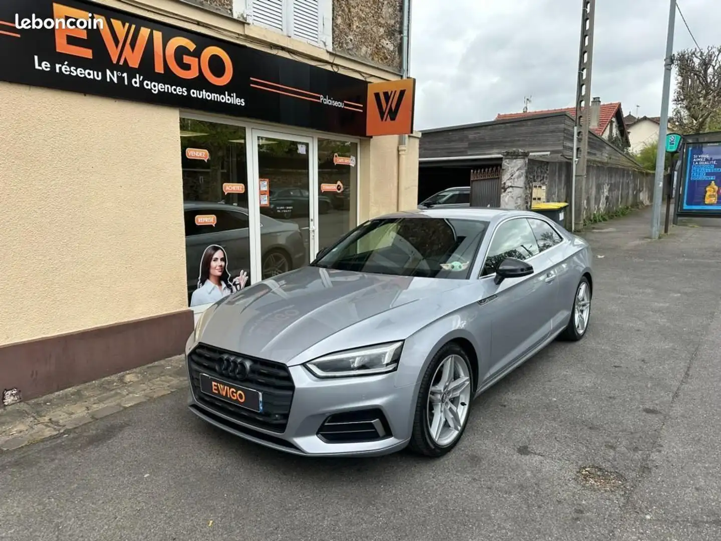 Audi A5 COUPE 2.0 40 TDI 190Ch S line S-TRONIC Gris - 1