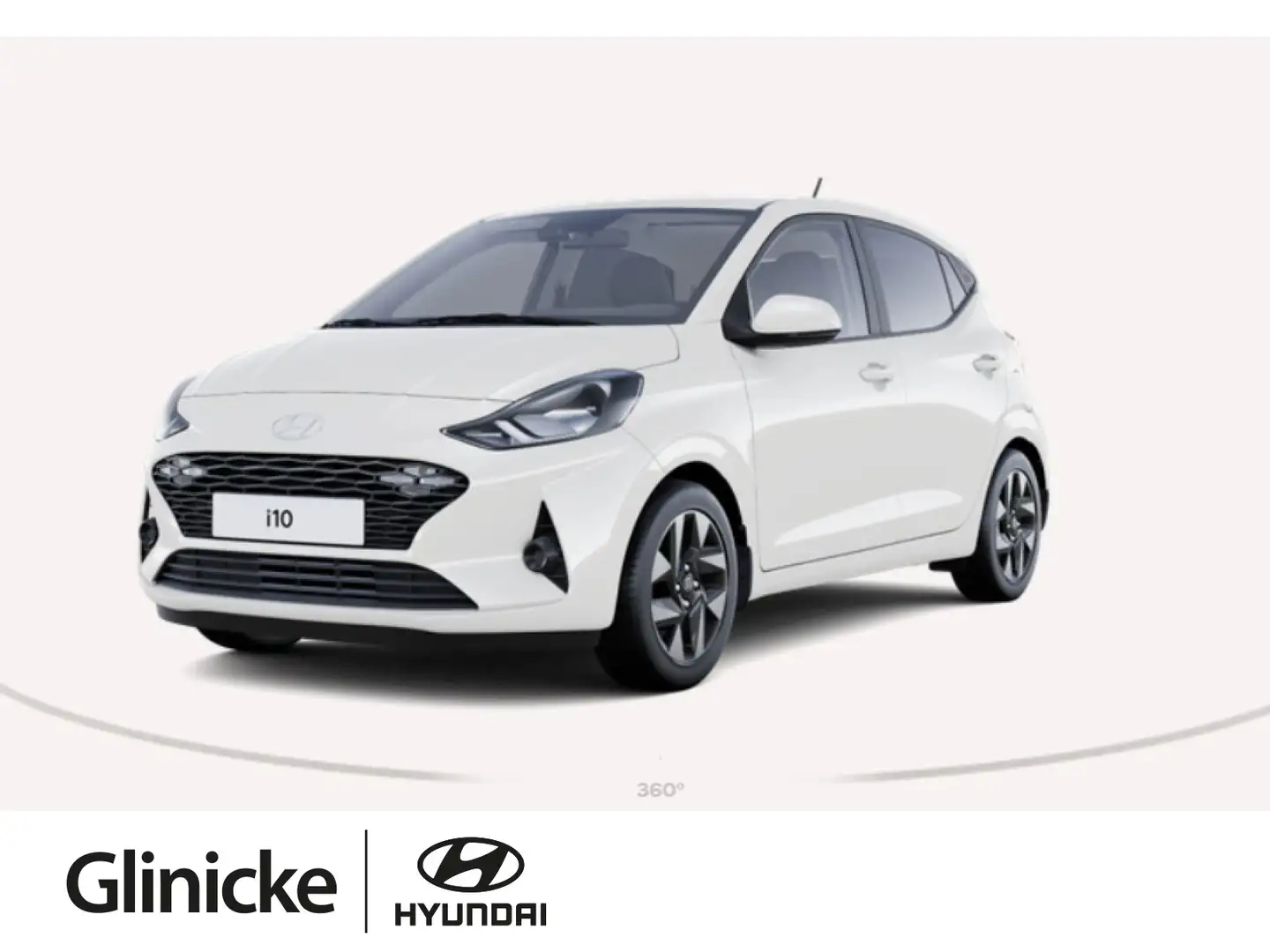 Hyundai i10 Trend*Automatik*Navi*RKam*SitzHeiz*LenkrHeiz Blanc - 1