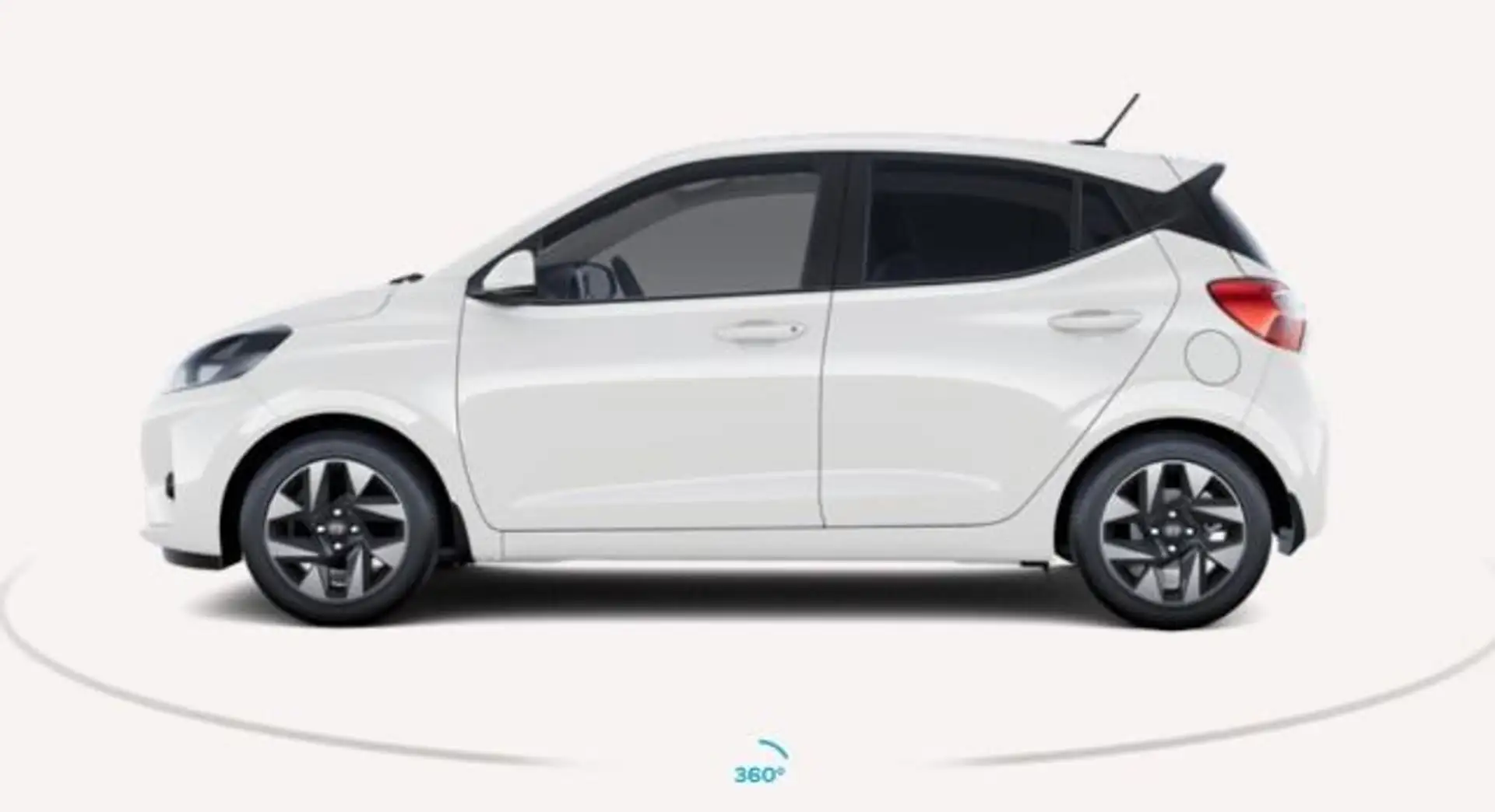 Hyundai i10 Trend*Automatik*Navi*RKam*SitzHeiz*LenkrHeiz Blanc - 2