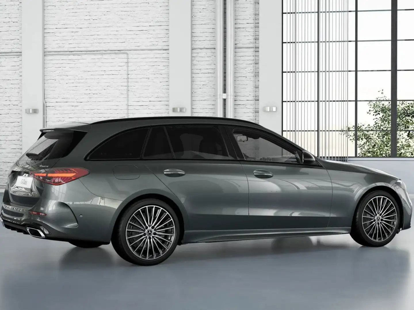 Mercedes-Benz C 220 C 220d 4MATIC Station Wagon AMG Line ADVANCED Silver - 2