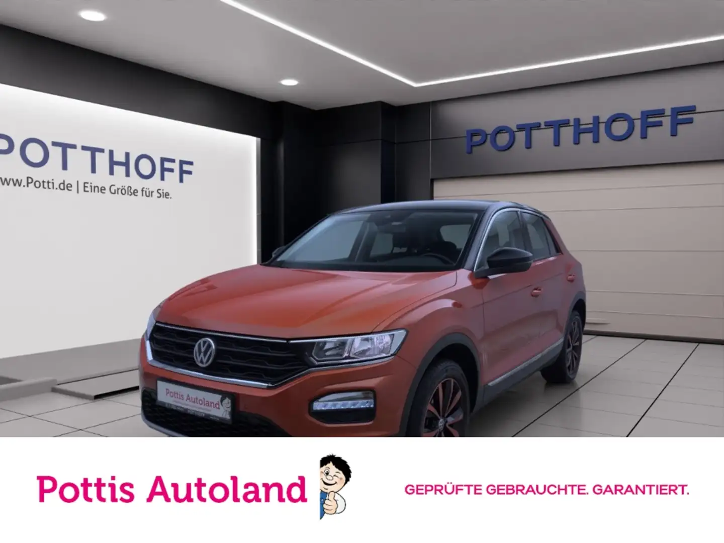 Volkswagen T-Roc 2.0 TDI DSG 4M STYLE NAVI ACC SITZHZG KLIMA Orange - 1
