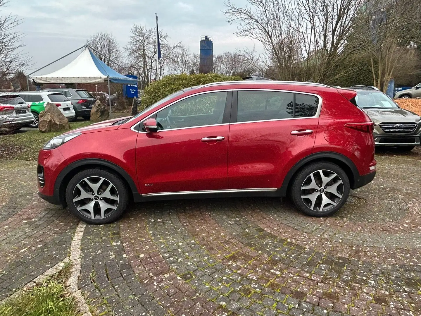 Kia Sportage GT-Line 4WD* 8fach bereift*Garantie Rot - 2