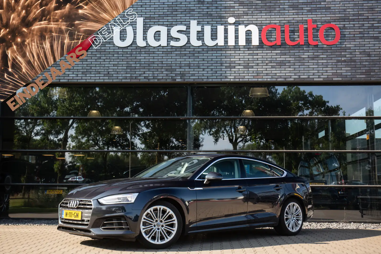 Audi A5 Sportback 1.4 TFSI Sport Pro Line , Bekleding lede Blauw - 1