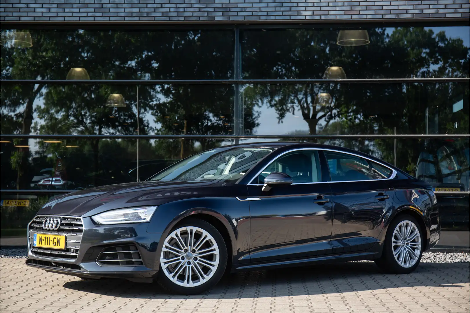 Audi A5 Sportback 1.4 TFSI Sport Pro Line , Bekleding lede Blauw - 2