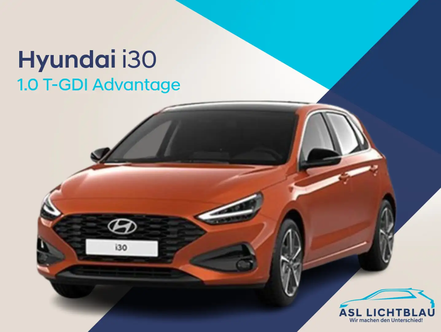 Hyundai i30 1.0 T-GDI Advantage Orange - 1