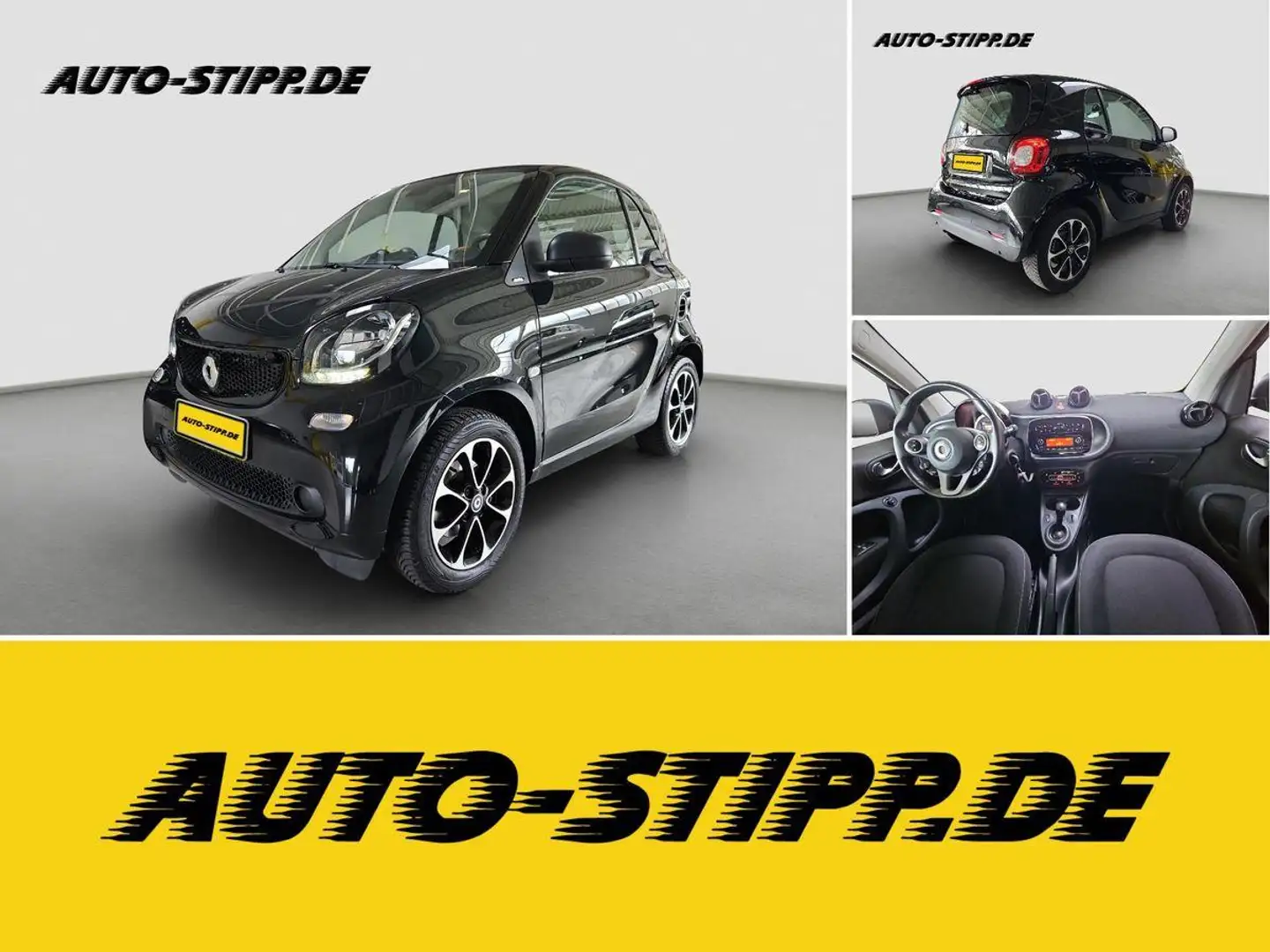 smart forTwo coupe twinamic passion TEMP SITZH BLUET Noir - 1