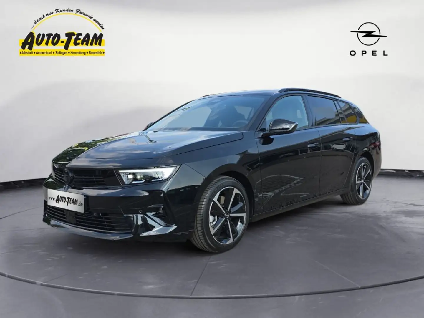 Opel Astra Sports Tourer 1.2 Turbo Automatik GS (L) Zwart - 1