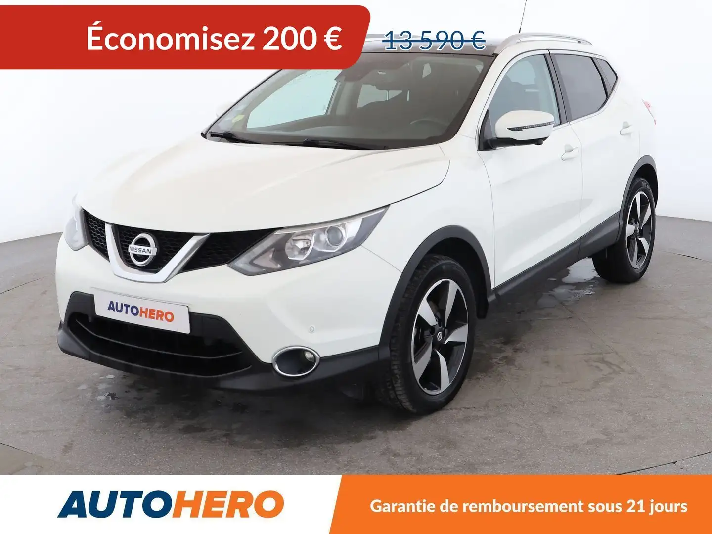 Nissan Qashqai 1.5 dCi Blanc - 1