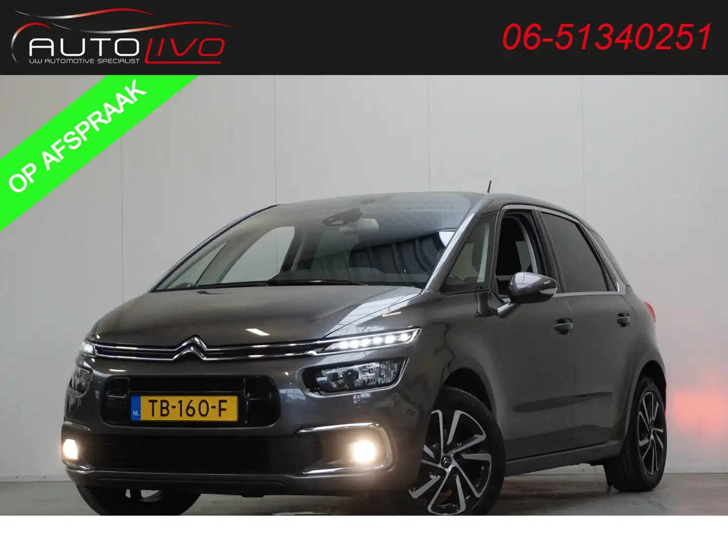 Citroen C4 SpaceTourer 1.2 PureTech Business AUTOMAAT! APPLE NAVI CLIMA P Gris - 1