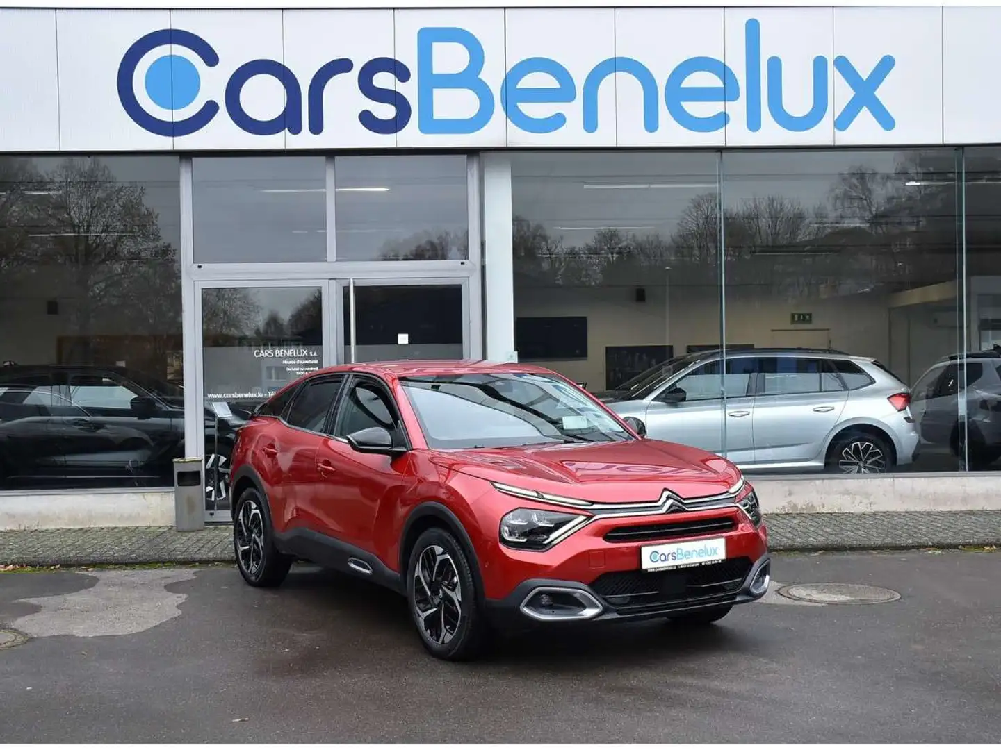 Citroen C4 1.2 PureTech 130 Max CUIR CAM360 SIDE LANE GPS 1M Rouge - 1