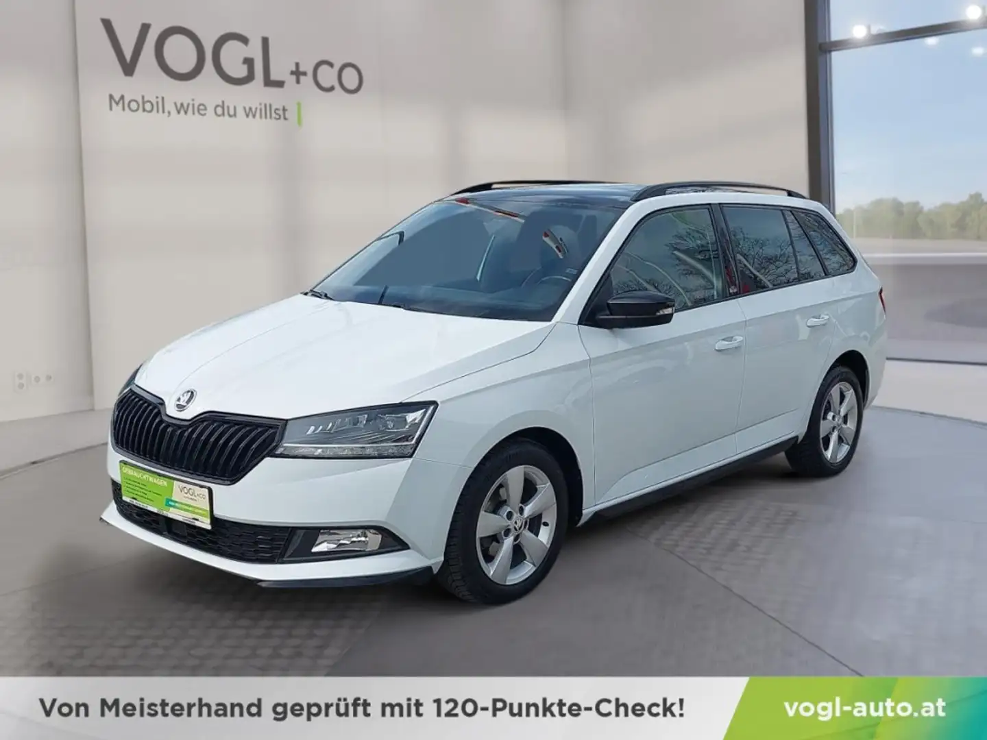 Skoda Fabia Combi Monte Carlo 1,0 TSI Weiß - 1