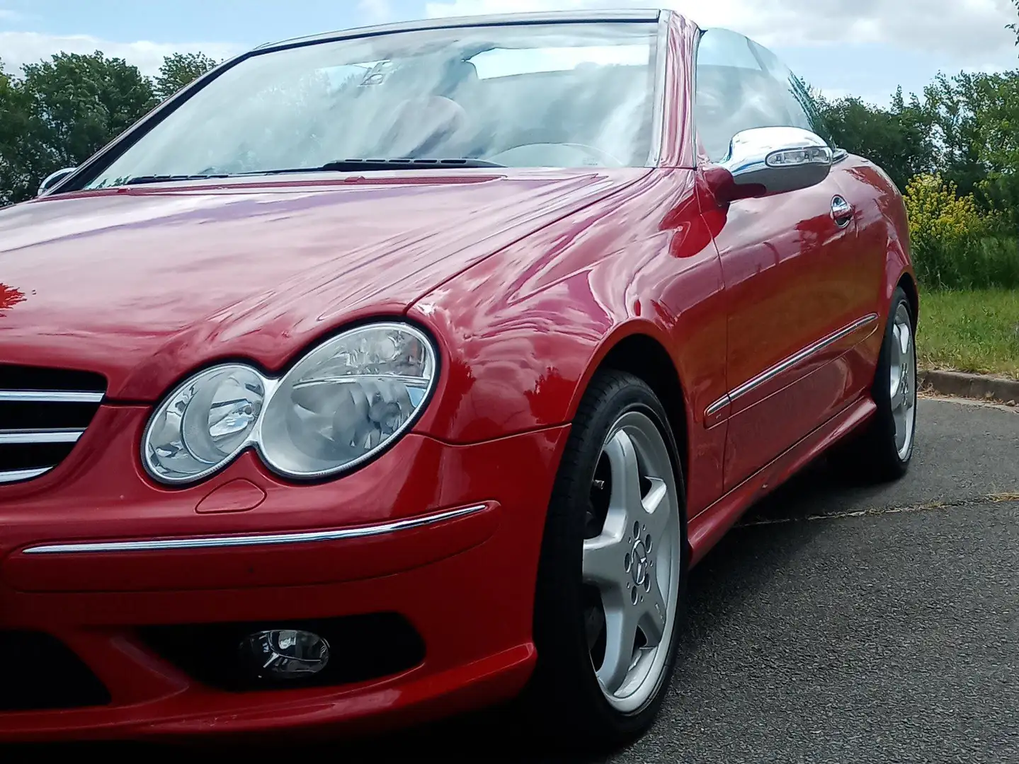Mercedes-Benz CLK 500 Einzelstück Mercedes-Benz CLK 500 AMG Line Roşu - 1