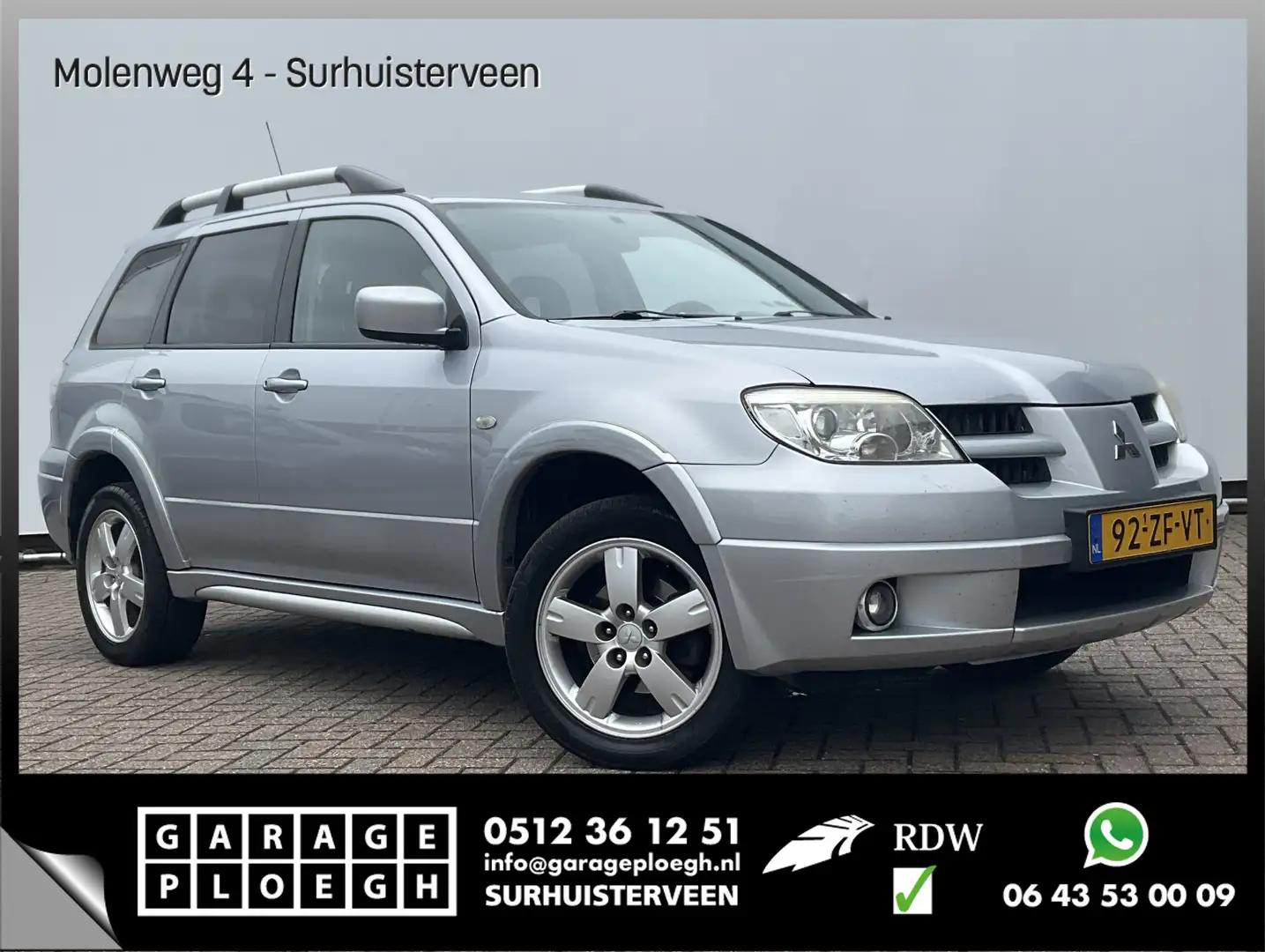 Mitsubishi Outlander Sport 2.4 Invite Scott 4WD Automaat Cruise NL-Auto Gris - 1