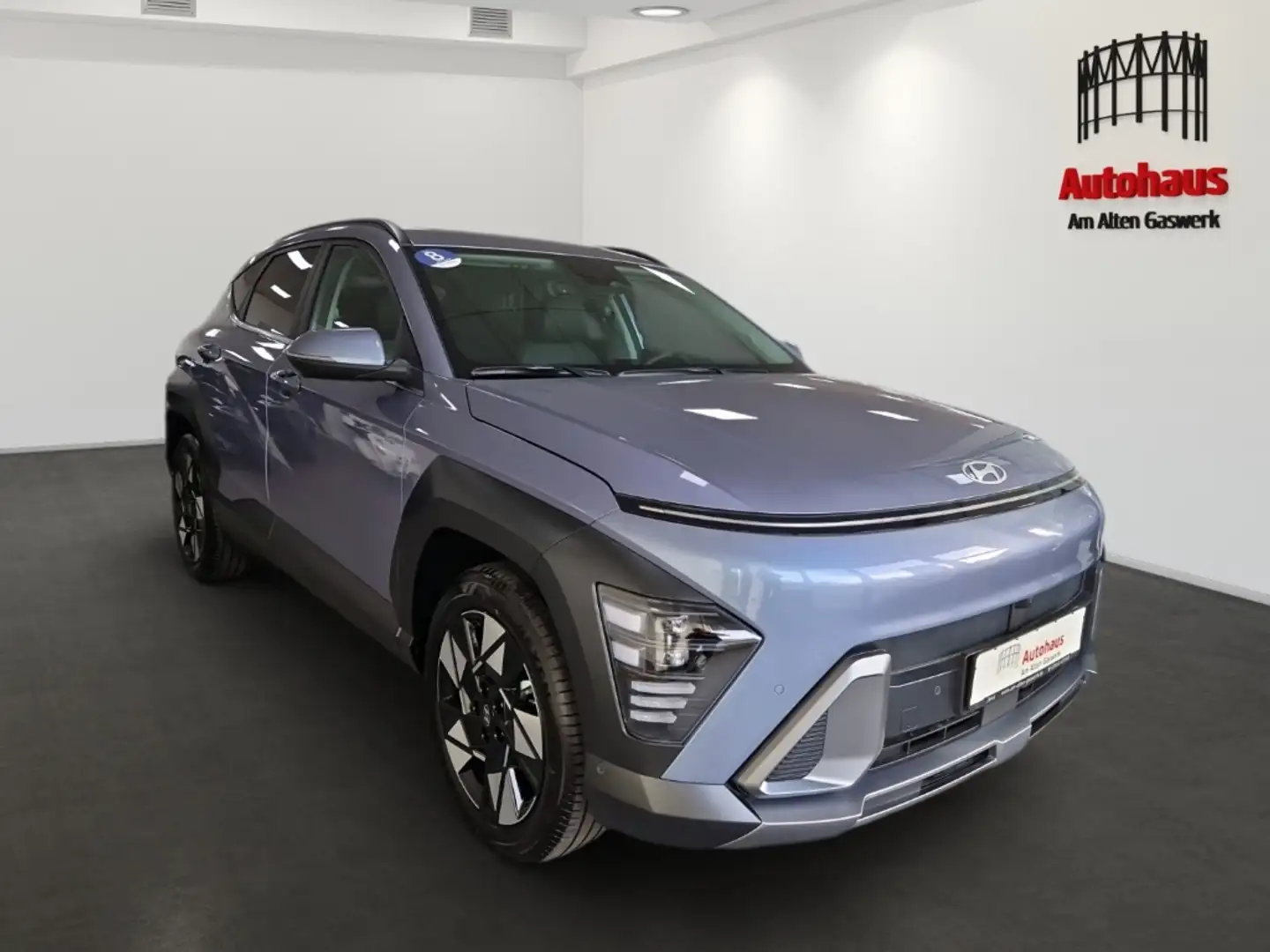 Hyundai KONA PRIME HYBRID MOD.24 NAVI+LEDER+AUTOMATIK+SITZHZG Blau - 2