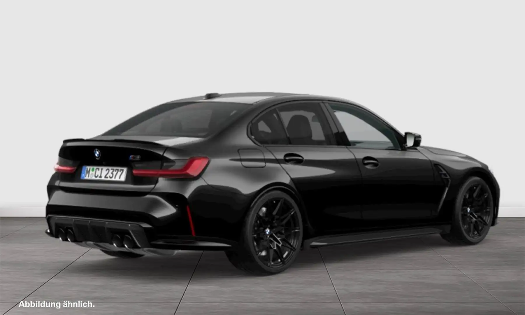 BMW M3 Competition M Sport HUD ACC RFK NAVI LED DAB Schwarz - 2