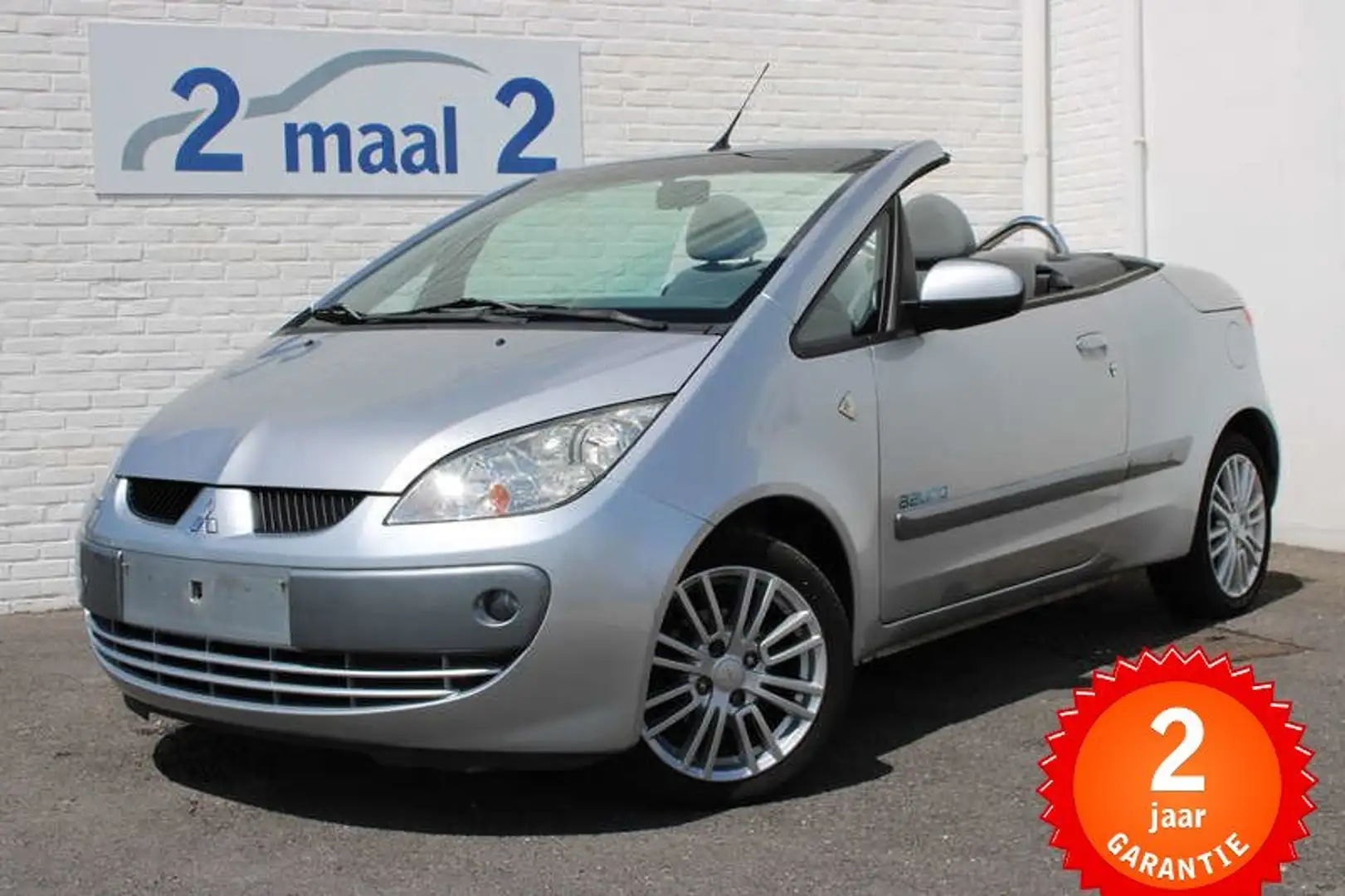 Mitsubishi Colt 1.5i Cabrio/Airco inclusief 2 JAAR garantie! Grijs - 1