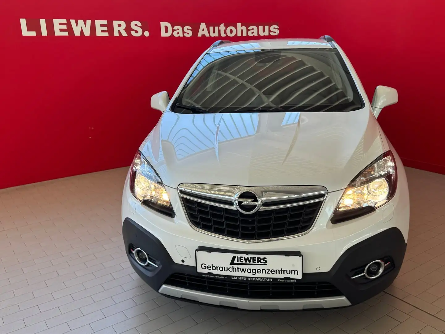 Opel Mokka 1,6 CDTI Cosmo Aut. Weiß - 2