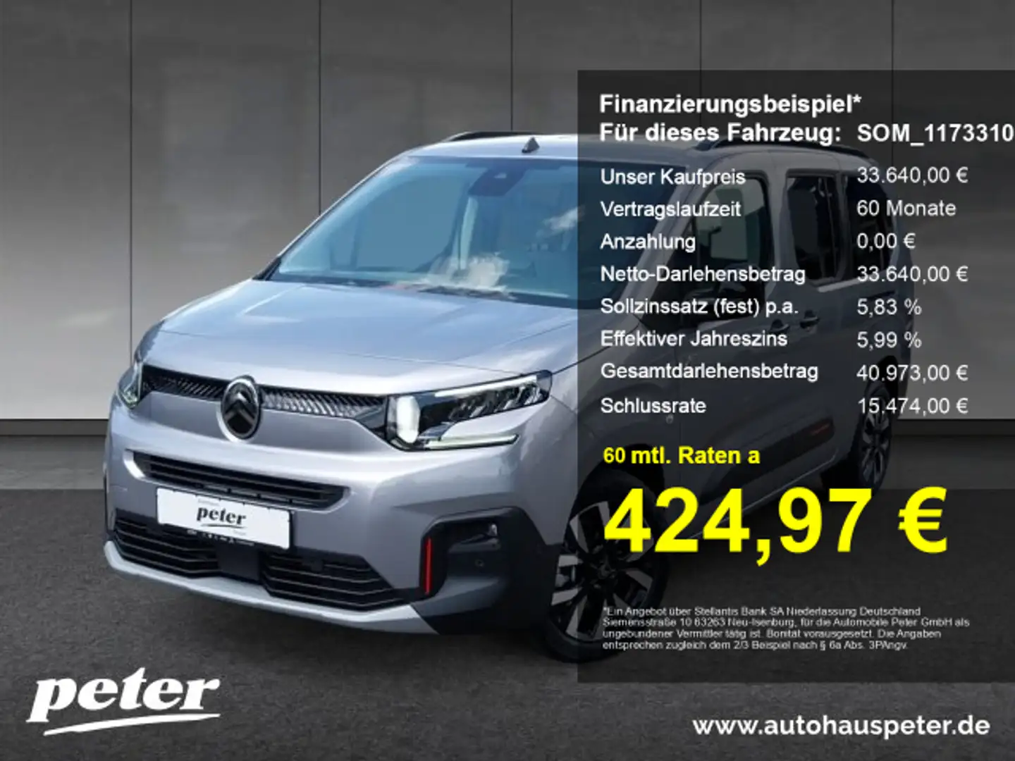 Citroen Berlingo Berlingo MAX XL BHDi 130 +SHZ+XTR+Kamera+Winter Grau - 1