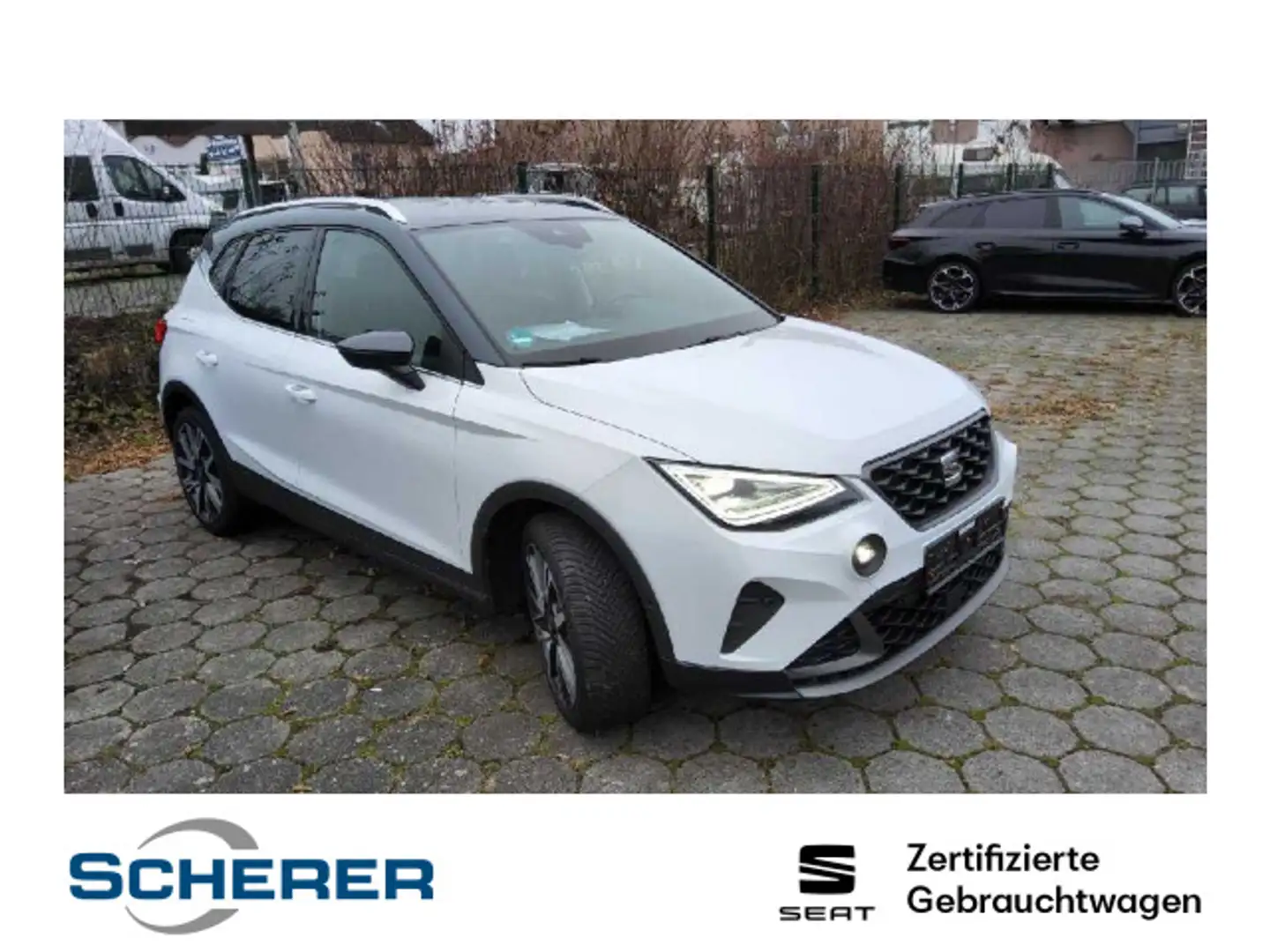 SEAT Arona 1.0 TSI FR Navi, Kessy, LED, Travel Assist Weiß - 1