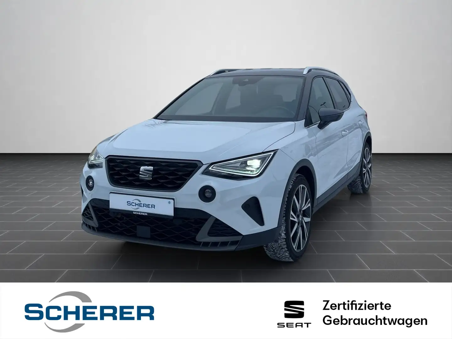 SEAT Arona 1.0 TSI FR Navi, Kessy, LED, Travel Assist Weiß - 1