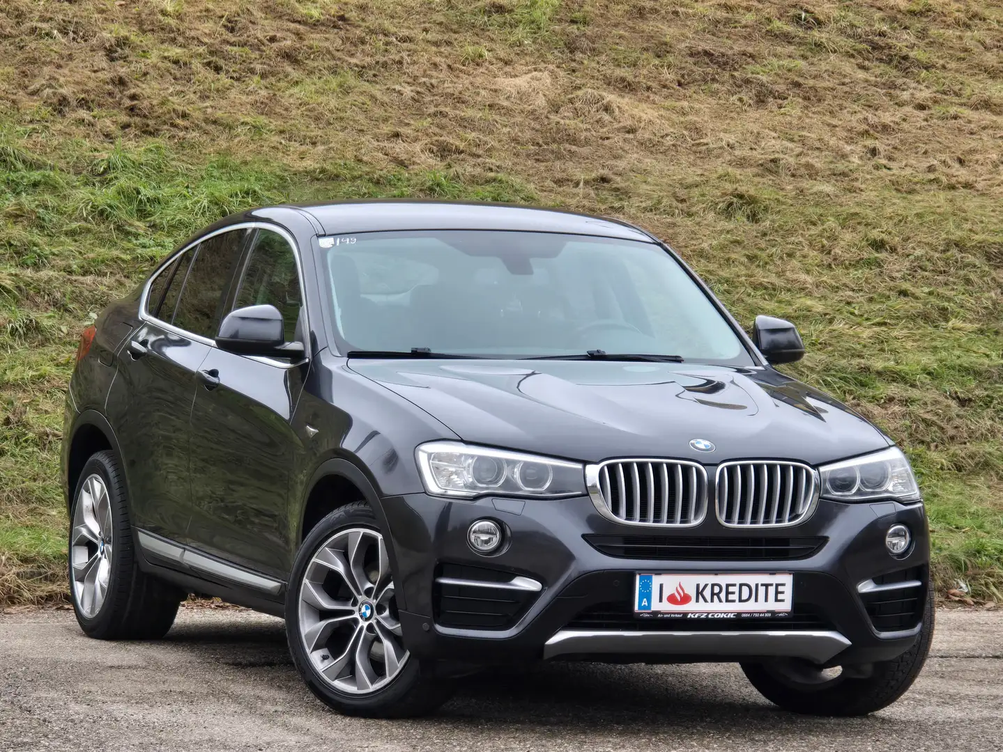 BMW X4 xDrive 30 d Top* Kredit* Automatik* Leder* Navi* Grau - 2