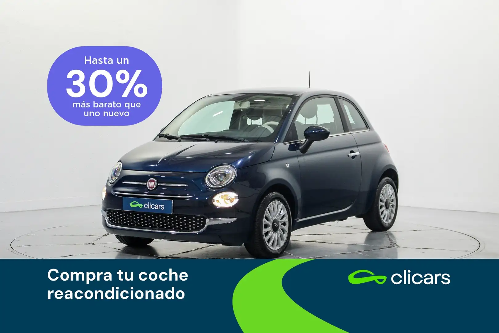 Fiat 500 1.0 Hybrid Dolcevita 52kW Blu/Azzurro - 1