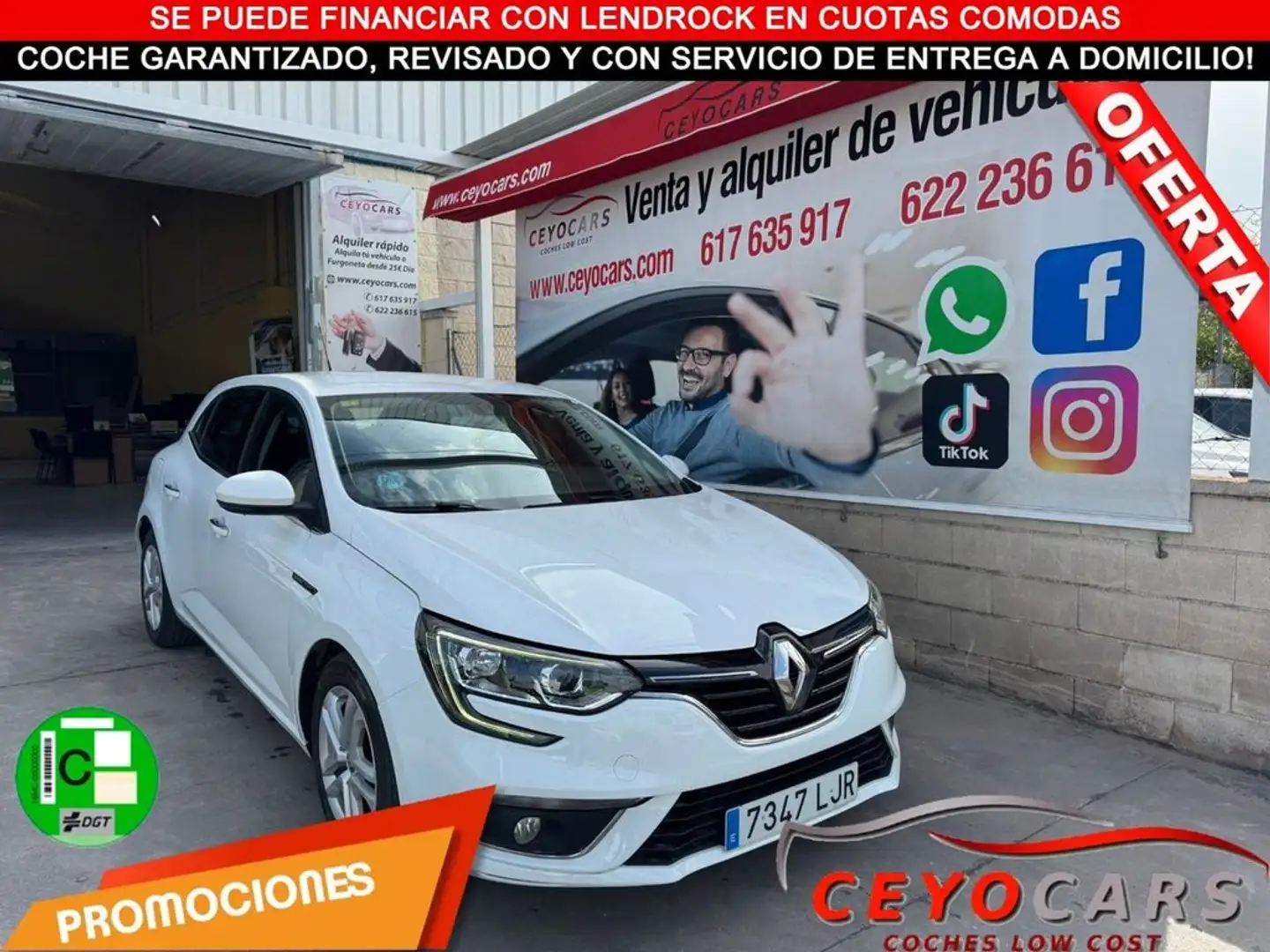 Renault Megane 1.5dCi Blue Business 70kW Blanco - 1