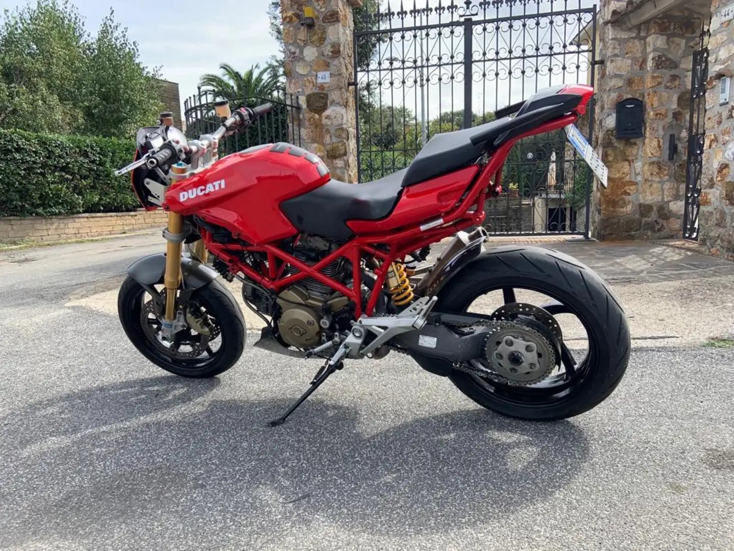 Ducati Multistrada 1000 S DS (Ohlins) Special Streetfighter Rojo - 2