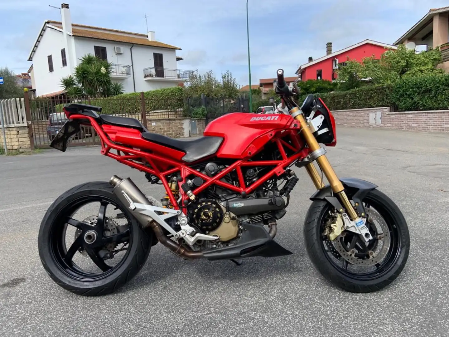 Ducati Multistrada 1000 S DS (Ohlins) Special Streetfighter Rood - 1