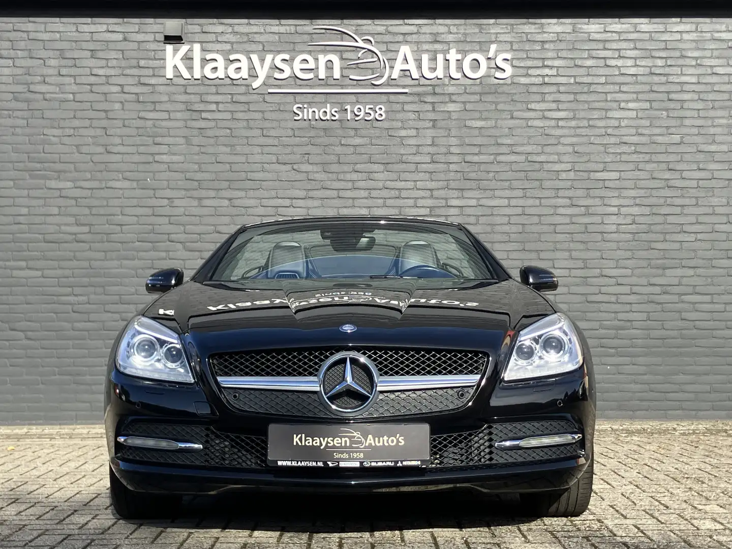 Mercedes-Benz SLK 200 AUT. | dealer onderhouden | panoramadak | leder in Noir - 2