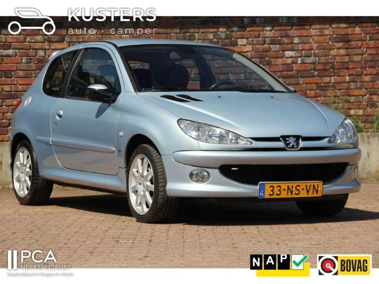 Peugeot 206 2.0-16V GTI NAP km-stand| Cruise control | Airco Gris - 2