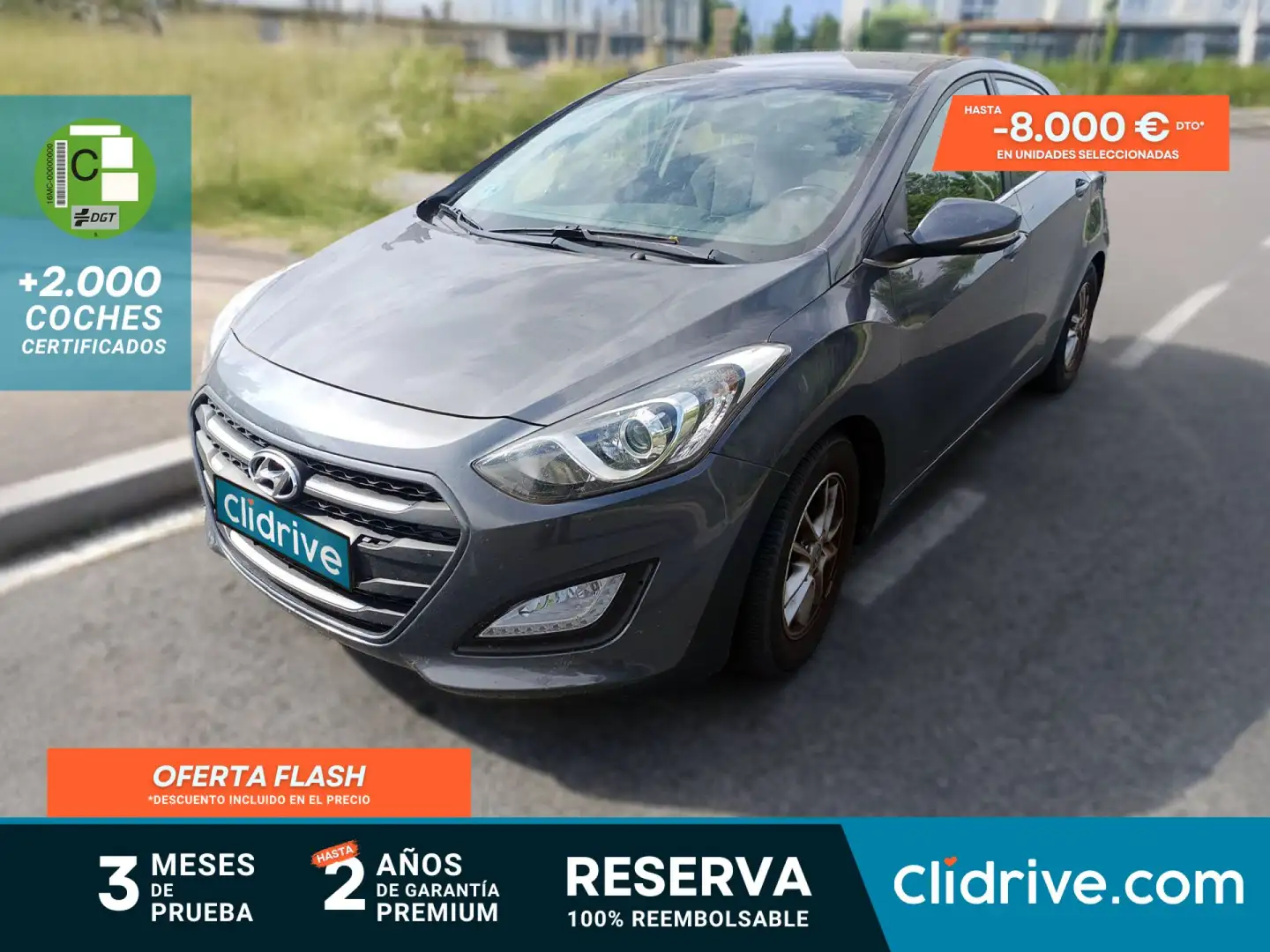 Hyundai i30 1.6 GDI BlueDrive Style Gris - 1