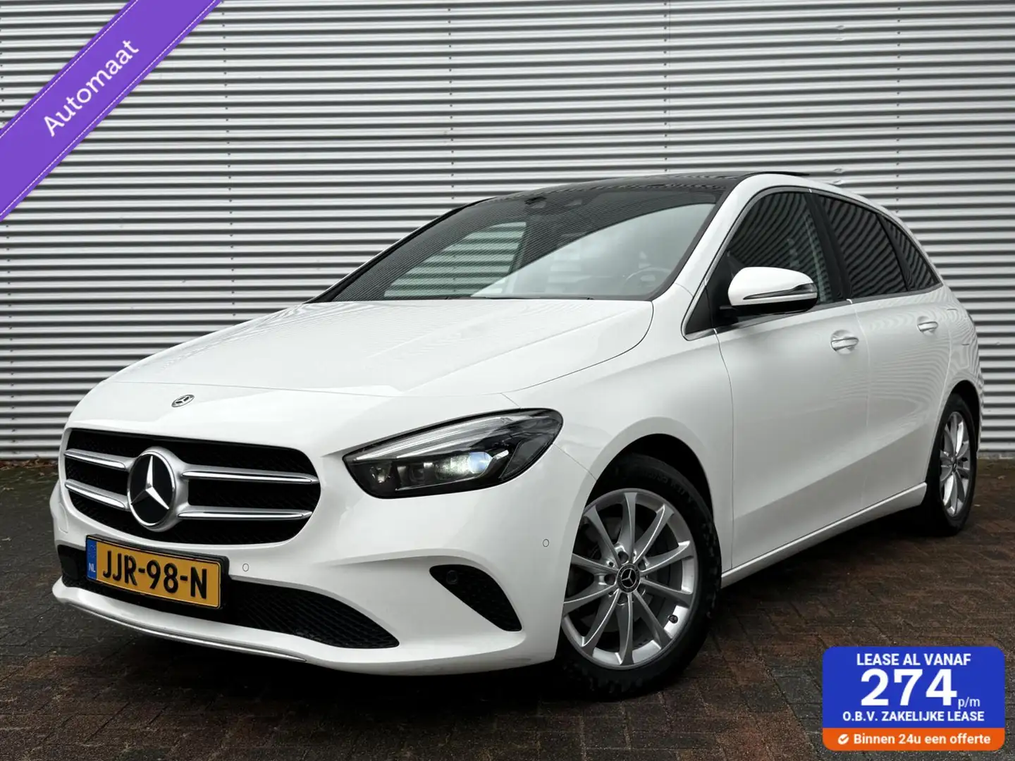 Mercedes-Benz B 200 Autom Cruise Led Carplay Panodak 2019 Nieuw Mode V Wit - 1