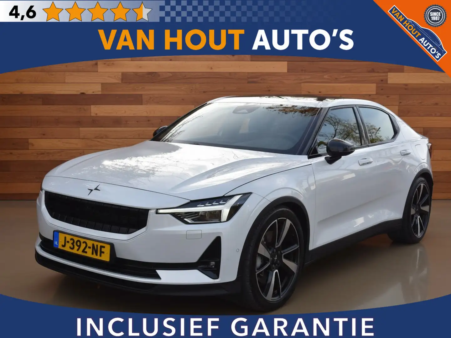 Polestar 2 Long Range Dual Motor Launch Edition 78kWh | SOH 9 Blanc - 1
