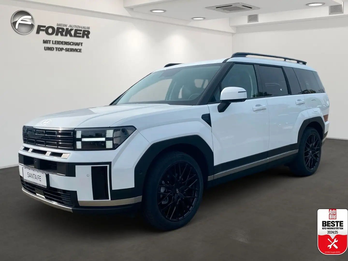 Hyundai SANTA FE 1.6 T-GDI Hybrid 4WD Intro Edition Pano Weiß - 1