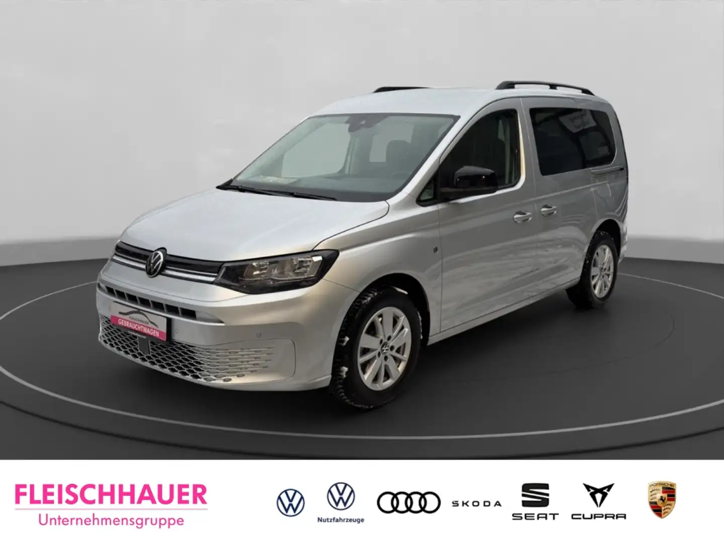 Volkswagen Caddy 1.5 TSI Kombi Life AHK Navi Climatronic Sitz. Argent - 1