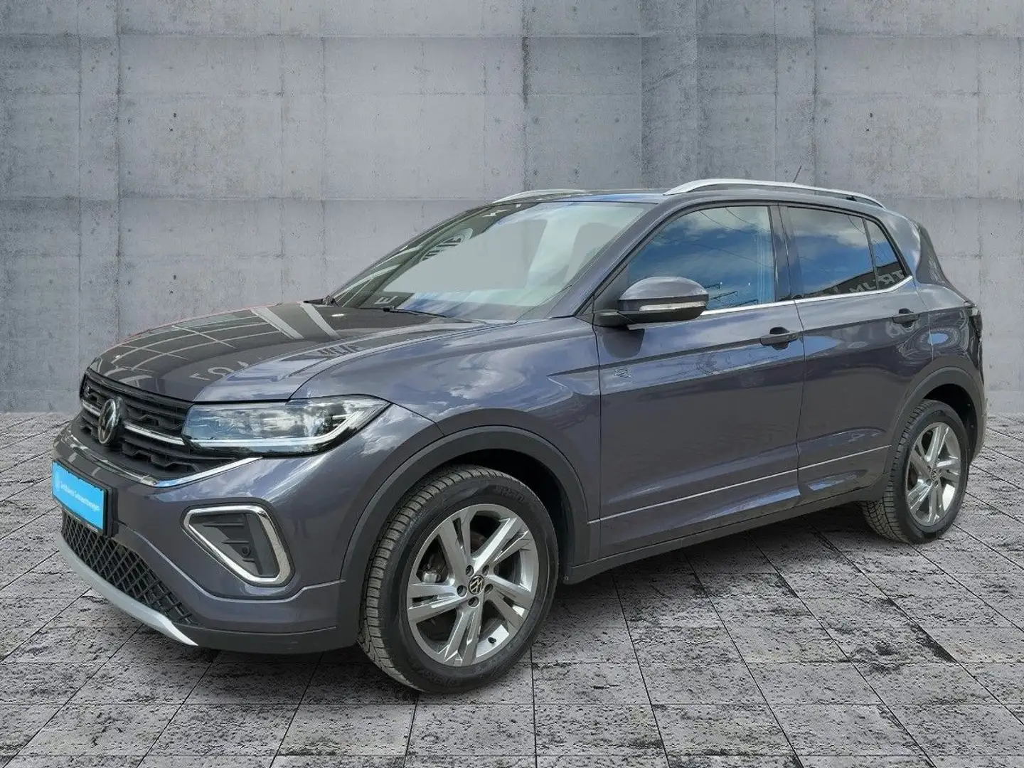 Volkswagen T-Cross 1.5 TSI DSG R-LINE MATRIX+NAVI+AHK+ACC Grigio - 2