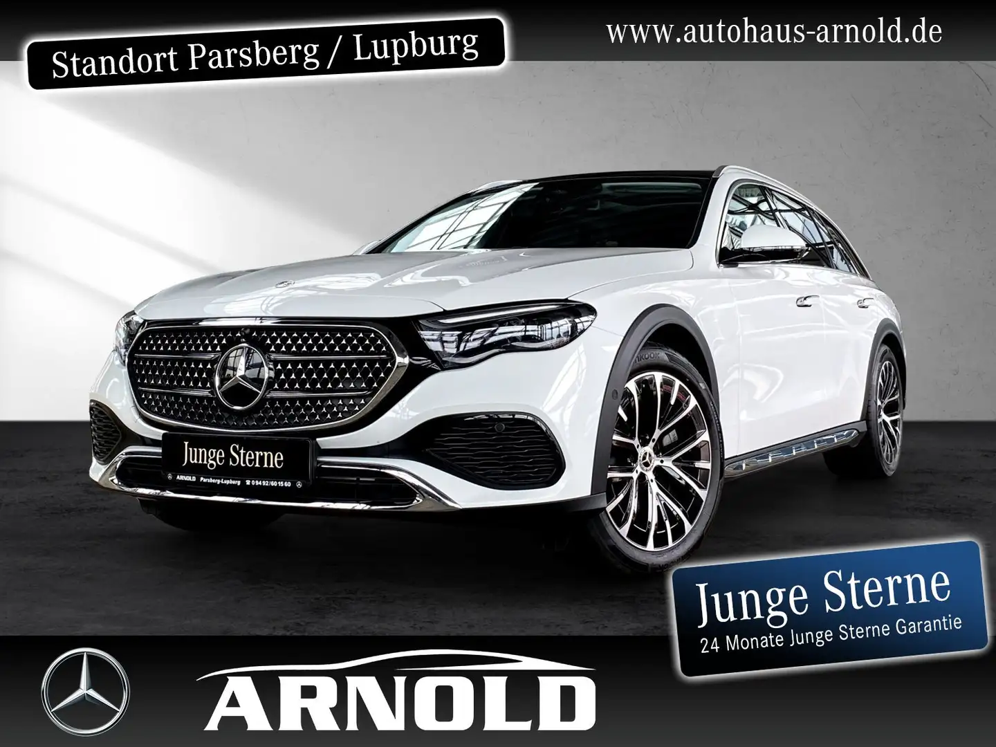 Mercedes-Benz E 300 E 300 T de 4M All-Terrain SUPERSCR AHK Pano AIRM Blanco - 1