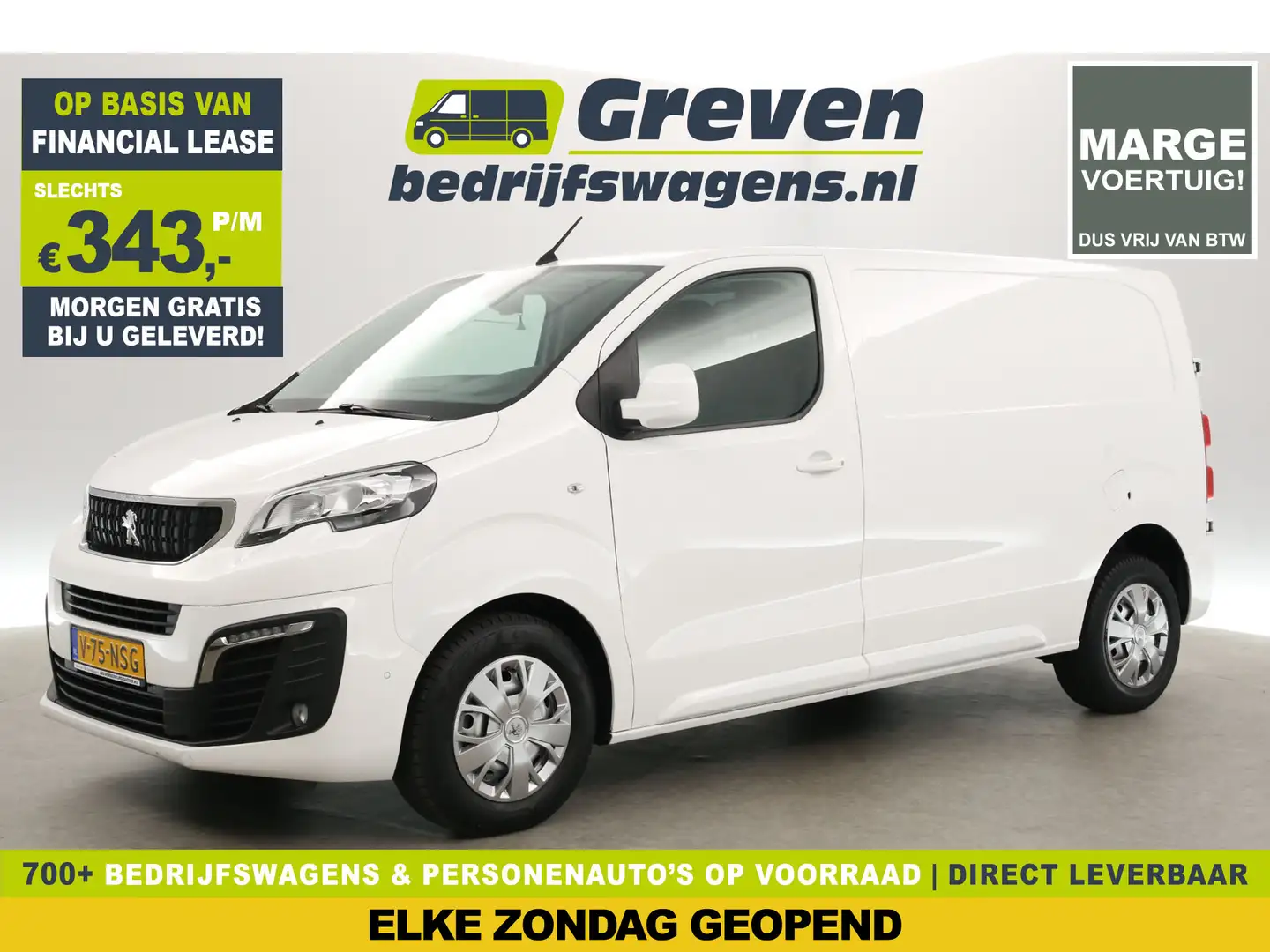Peugeot Expert 2.0 BlueHDI L2H1 | MARGE | Aut. | Clima | Cruise | Blanc - 1
