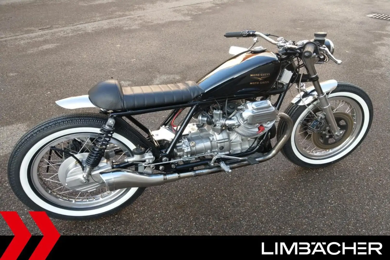 Moto Guzzi V 1000 G5 LOW CRUISER UMBAU Black - 2
