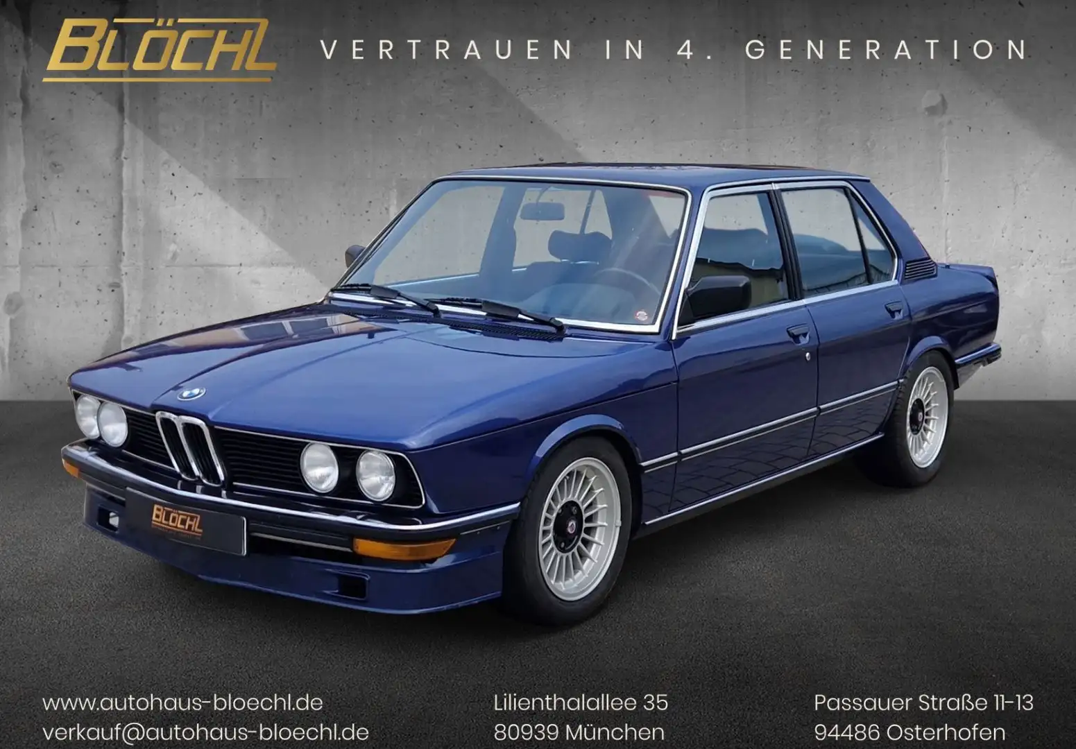 Alpina B7 S Turbo *dt. Auto*original*Rarität* Blau - 1