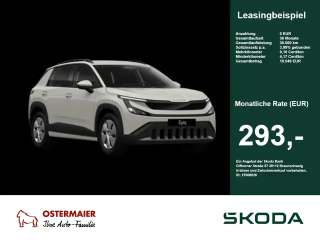 Skoda Epiq Essence 40 LED.TravelA.NAV.KAM.Lenk-HZG.KESSY.Side
