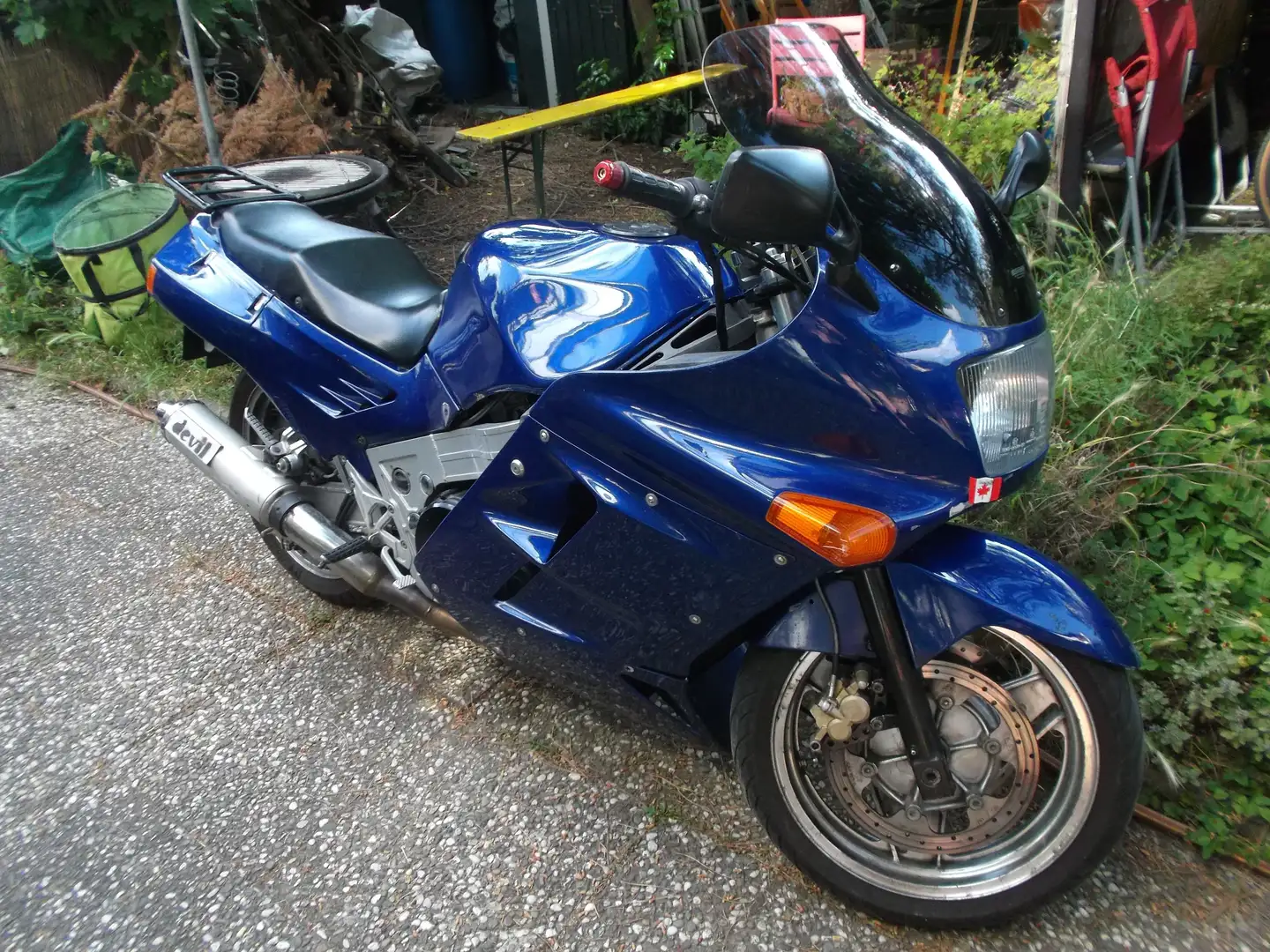 Kawasaki GPZ 1000 ZX 10 Blue - 1