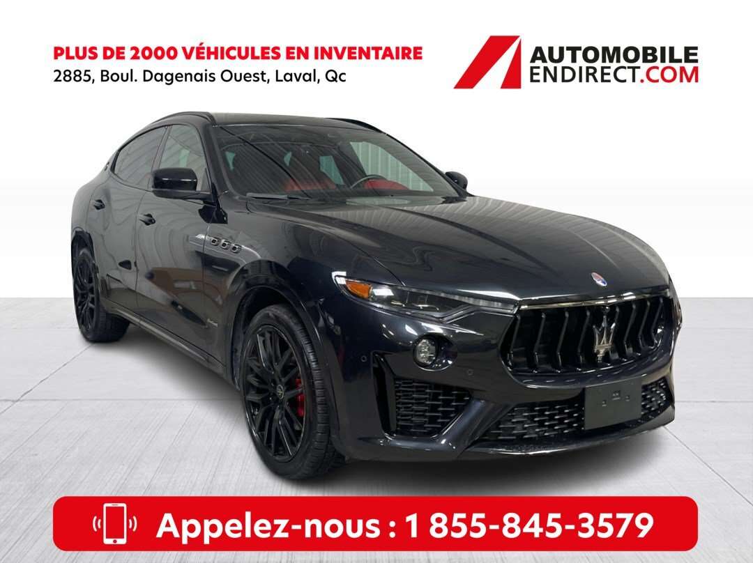 2021 Maserati Levante GRANSPORT	AWD Cuir Toit GPS Mags Sièges chauffants