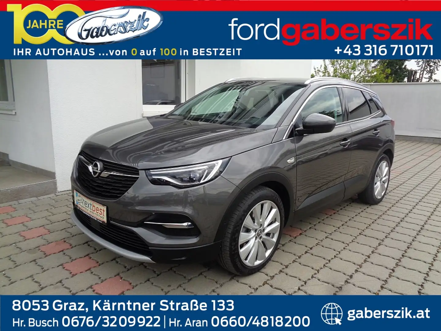 Opel Grandland X 1,6 Turbo PHEV Innovation Grau - 1