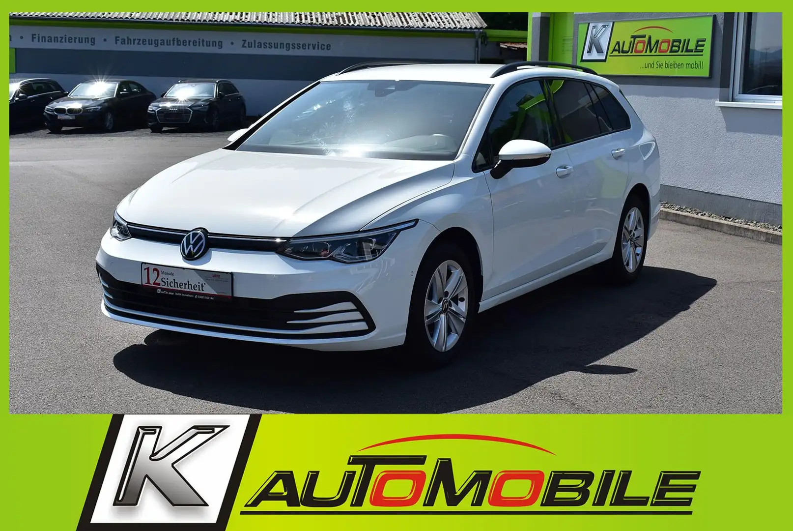 Volkswagen Golf Var. 1,5 TSI "Life" LED+Navi+SpoSi+SHZ+ACC Blanc - 1