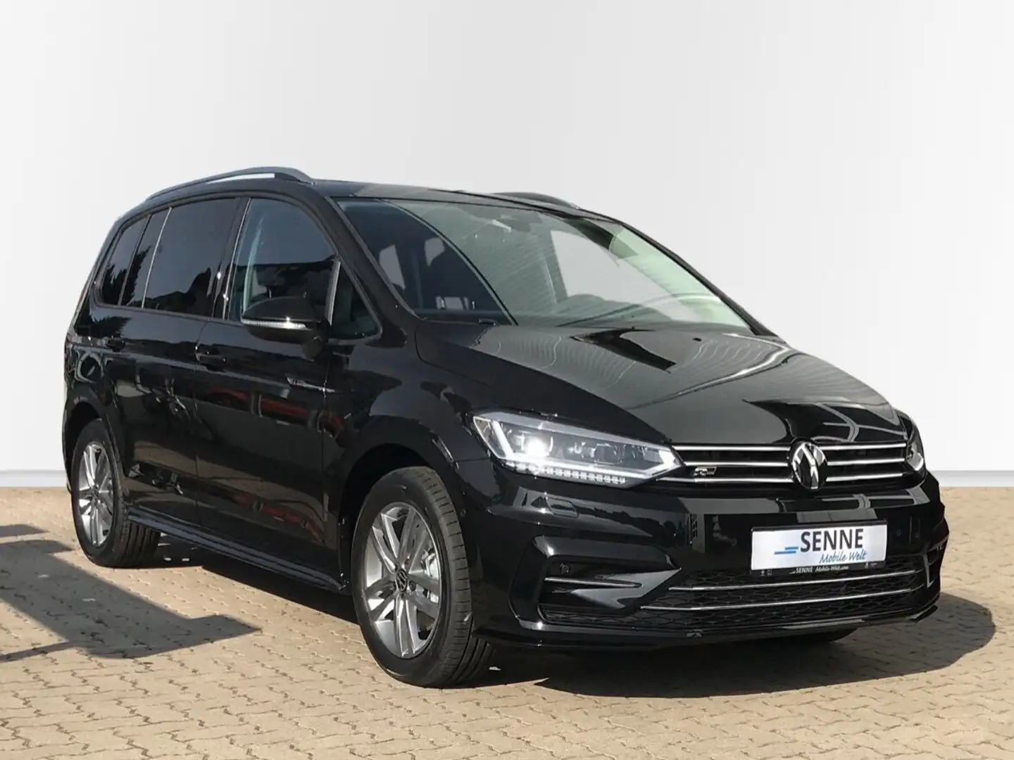 Volkswagen Touran Touran 1.5 TSI DSG R-Line,Navi,LED,AHK,7 Sitze Noir - 2