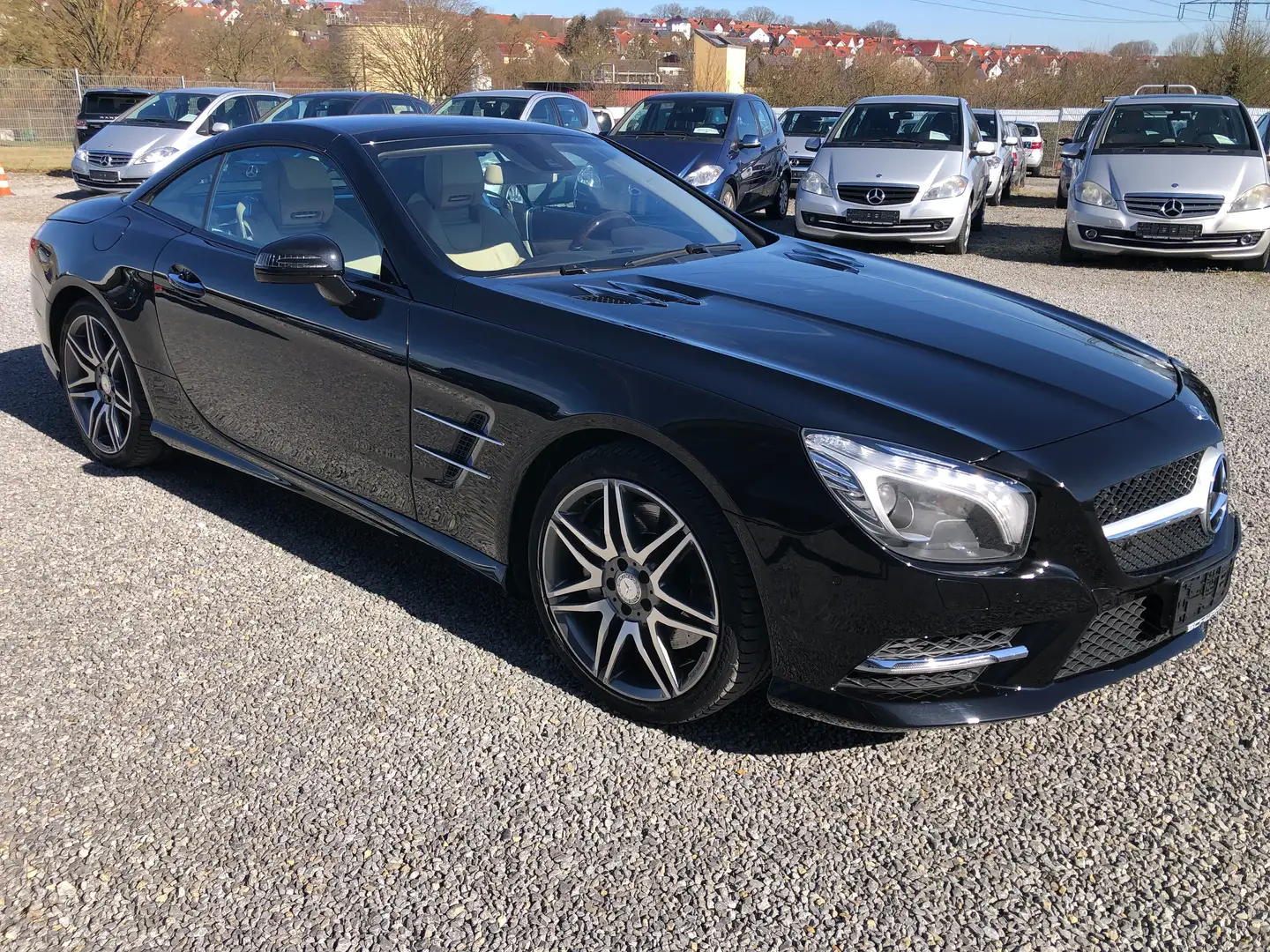 Mercedes-Benz SL 350 7G-TRONIC AMG*KEYLESS-GO*HK*MAGIC*VOLL*1.Hand* Noir - 2
